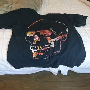 Billabong Skull Floral T Shirt